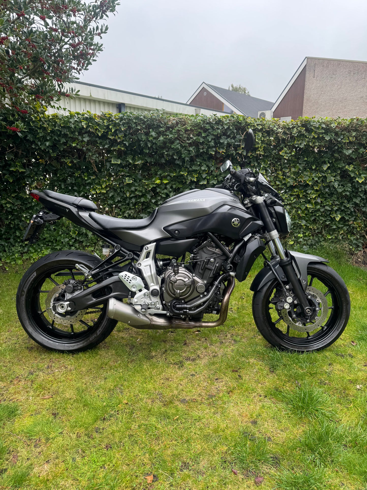 Yamaha MT-07 Grey 2016