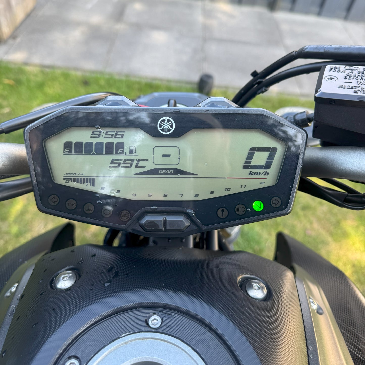 Yamaha MT-07 Grey 2015